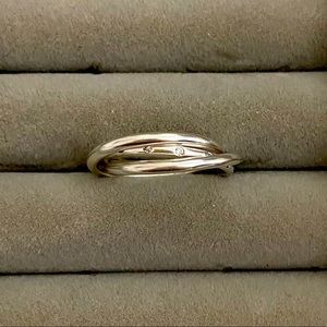 Pandora RETIRED Triple Band Ring (50)